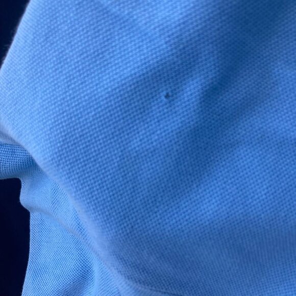 Burberry Brit Men’s Sky Blue Short Sleeve Polo 100% Cotton Embroidered Logo XXL - Picture 16 of 17